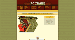 Desktop Screenshot of pccband.com