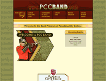 Tablet Screenshot of pccband.com